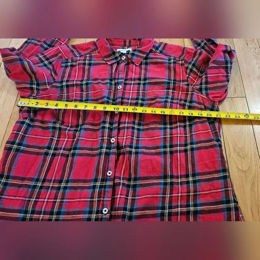 Croft & Barrow Women's Flannel Shirt Size XL - Picture 5 of 7